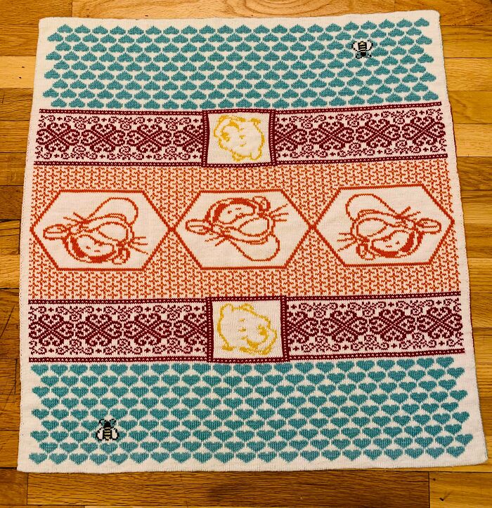 Finally Finished My Winnie The Pooh Baby Blanket