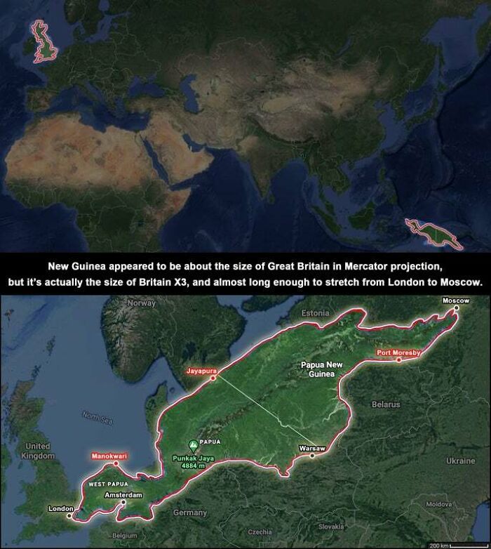 New Guinea. I Had No Idea It Was So Large