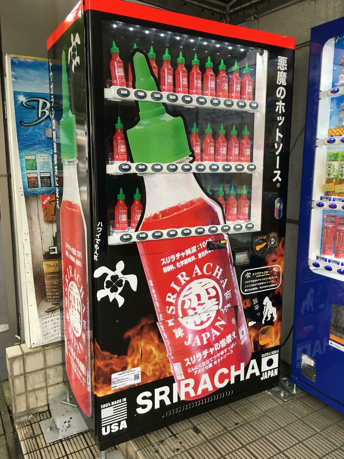 Sriracha Vending Machine