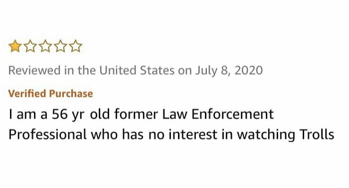 I Am A Grown Man With No Interest In This Troll Foolishness. 1 Star