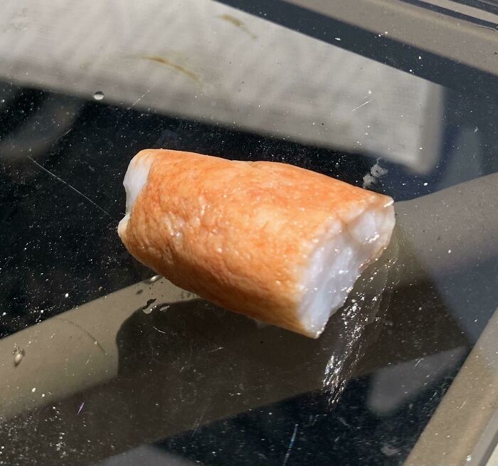 Landscaping Stone I Found That Looks Exactly Like A Hunk Of Crab Leg Meat