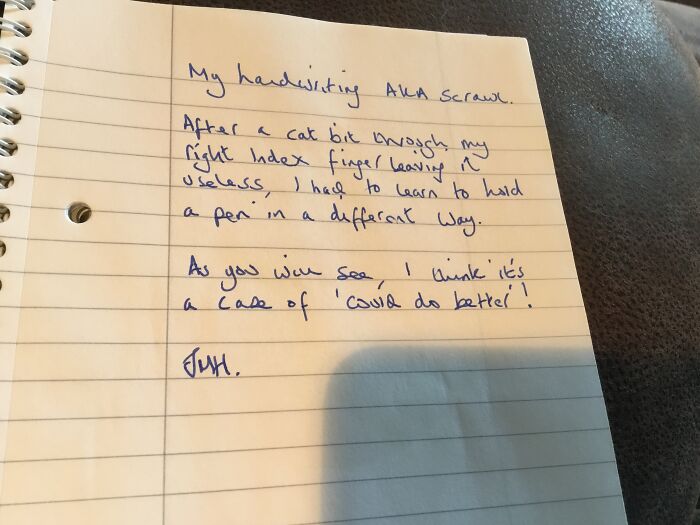 I Tried To Do My Neatest Writing. Failed!