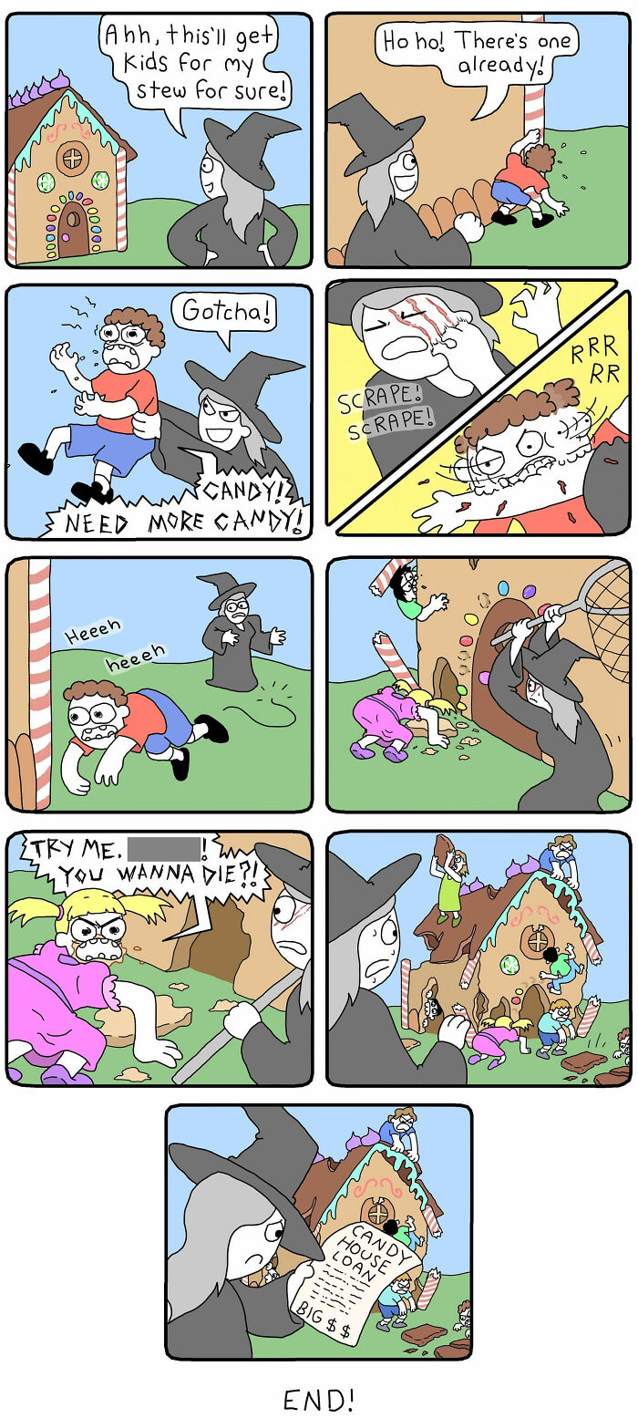 Artist Makes Comics With Unexpected Endings That Will Surely Make You Laugh (New Pics)