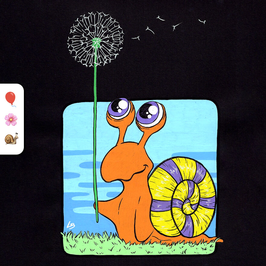 I Asked My Community Combinations Of Emojis To Make Drawings Out Of It And Here Is The Result.