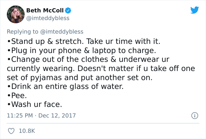 People Are Applauding This Twitter Thread That Lists Actions People Struggling With Their Mental Health Can Take To Feel Better