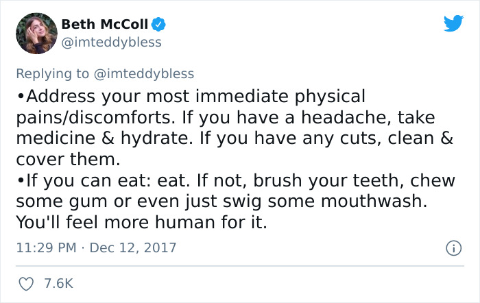 People Are Applauding This Twitter Thread That Lists Actions People Struggling With Their Mental Health Can Take To Feel Better