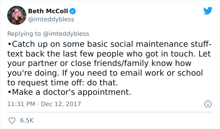 People Are Applauding This Twitter Thread That Lists Actions People Struggling With Their Mental Health Can Take To Feel Better