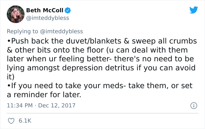 People Are Applauding This Twitter Thread That Lists Actions People Struggling With Their Mental Health Can Take To Feel Better