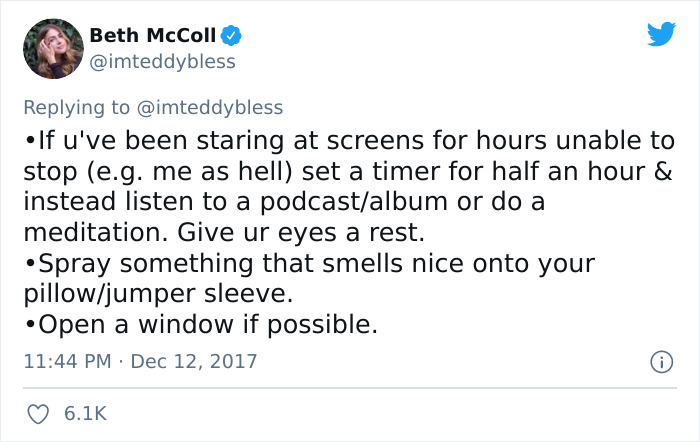 People Are Applauding This Twitter Thread That Lists Actions People Struggling With Their Mental Health Can Take To Feel Better