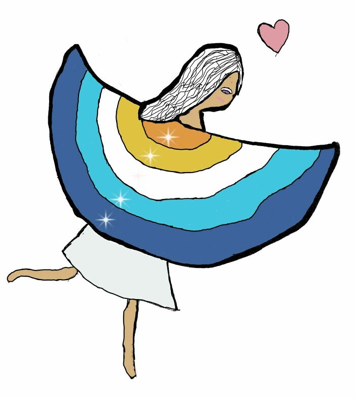 An Aroace Caped Character From A Mobile Game I Play (Sky: Cotl)