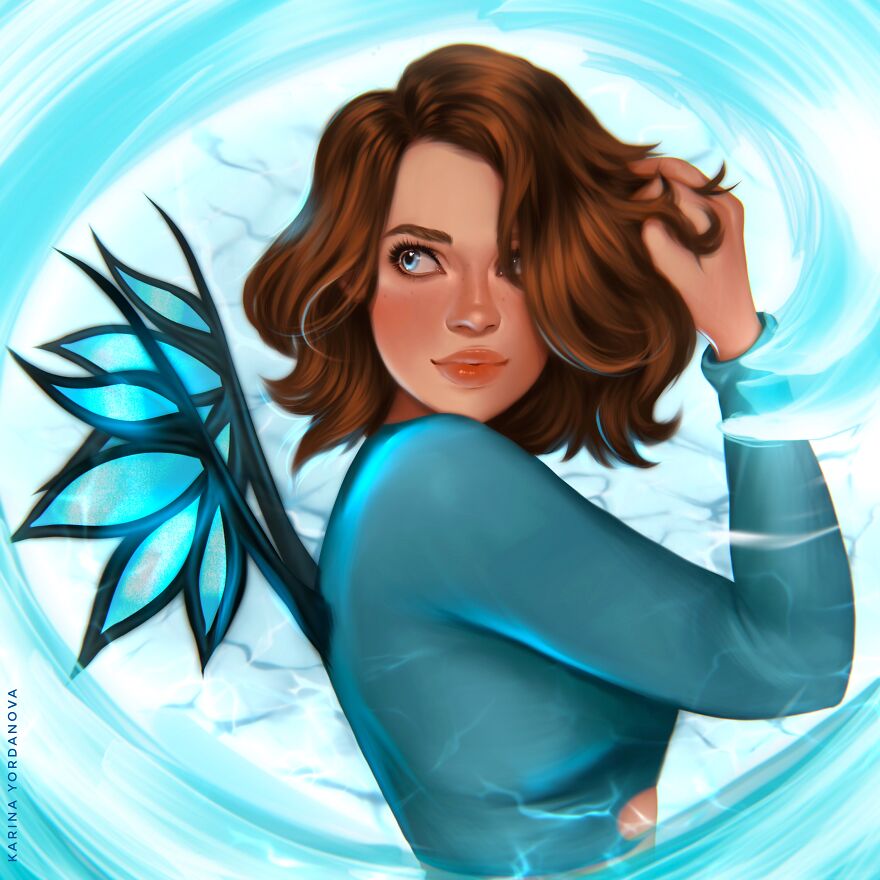 I Stepped Back Into My Childhood And Drew The W.I.T.C.H Girls I Stepped Back Into My Childhood And Drew The W.I.T.C.H Girls