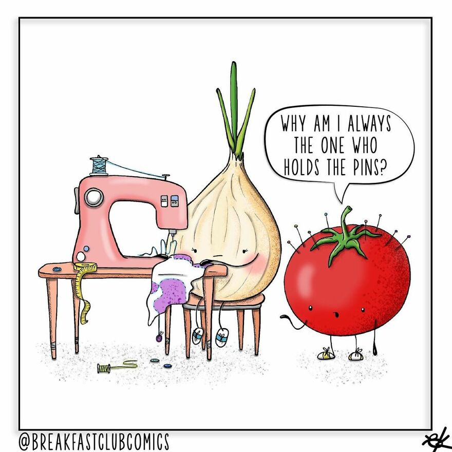 Artist Brings Food To Life By Drawing Fun Comics