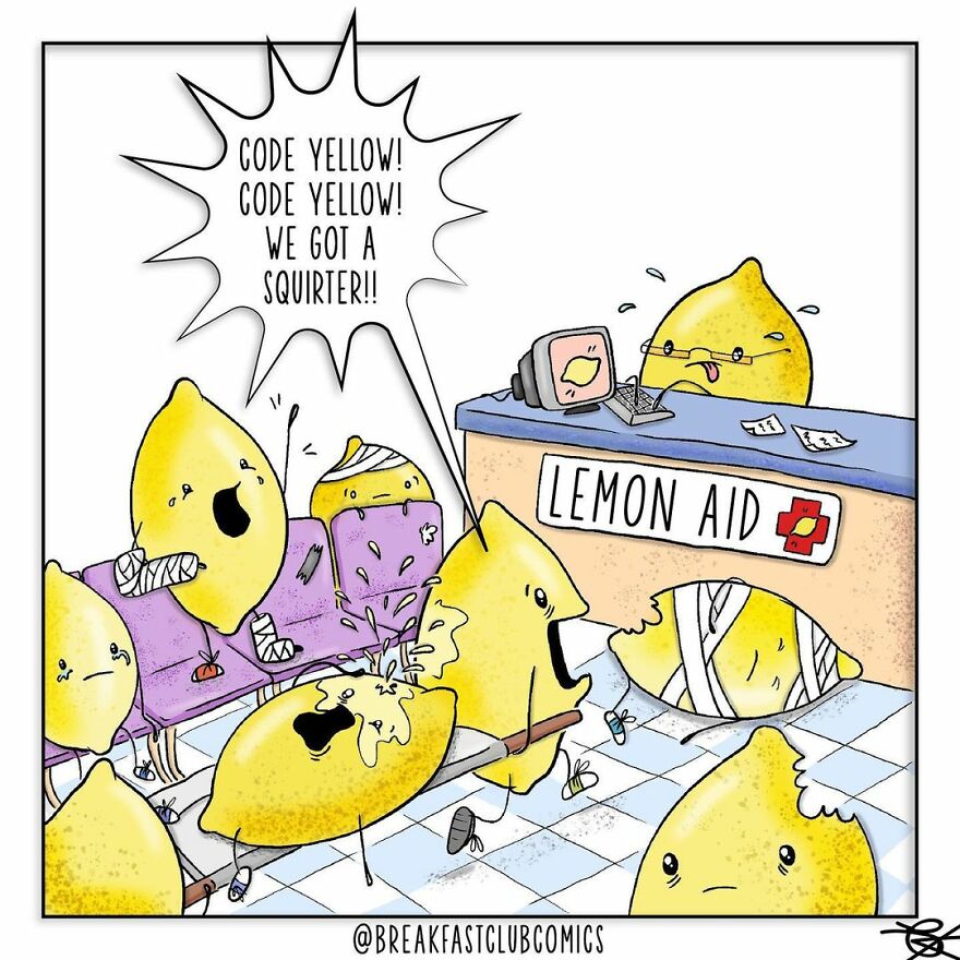 Artist Brings Food To Life By Drawing Fun Comics