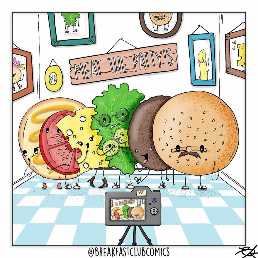 Artist Brings Food To Life By Drawing Fun Comics