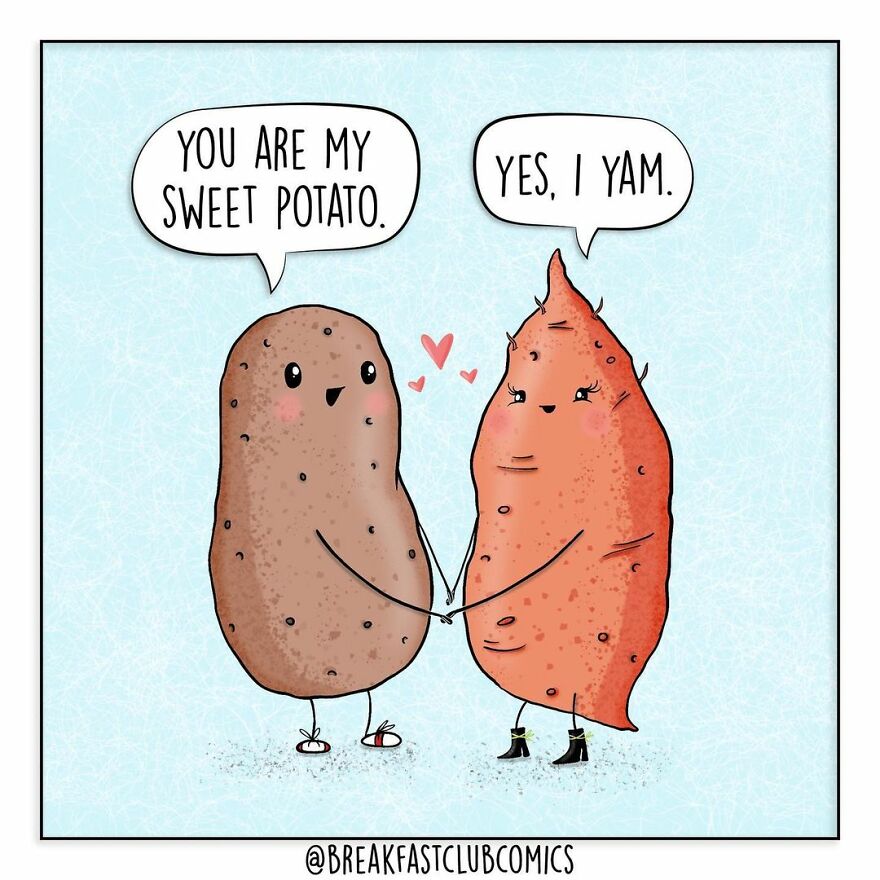 Artist Brings Food To Life By Drawing Fun Comics