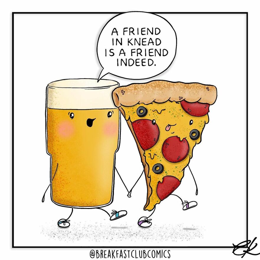 Artist Brings Food To Life By Drawing Fun Comics