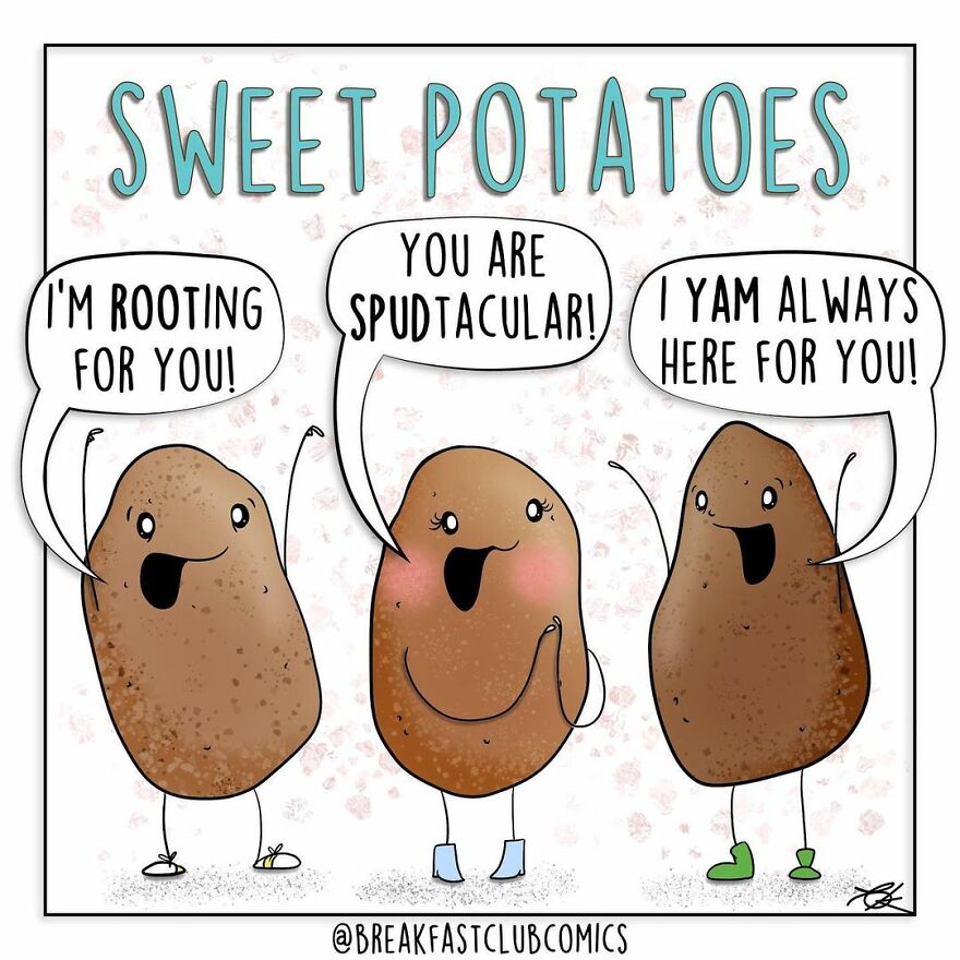 Artist Brings Food To Life By Drawing Fun Comics