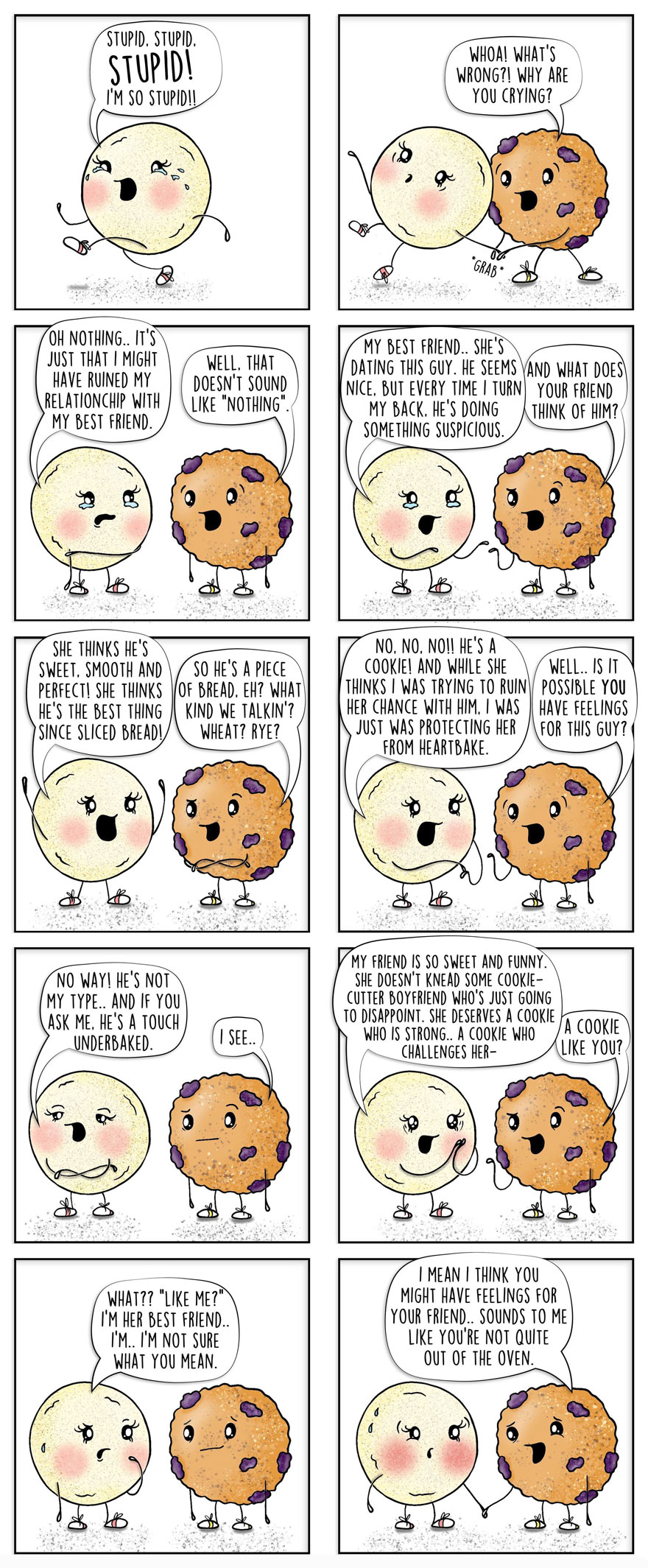 Artist Brings Food To Life By Drawing Fun Comics