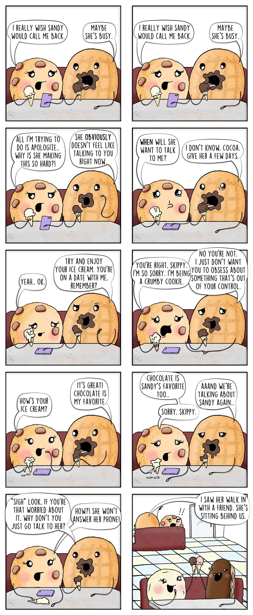 Artist Brings Food To Life By Drawing Fun Comics