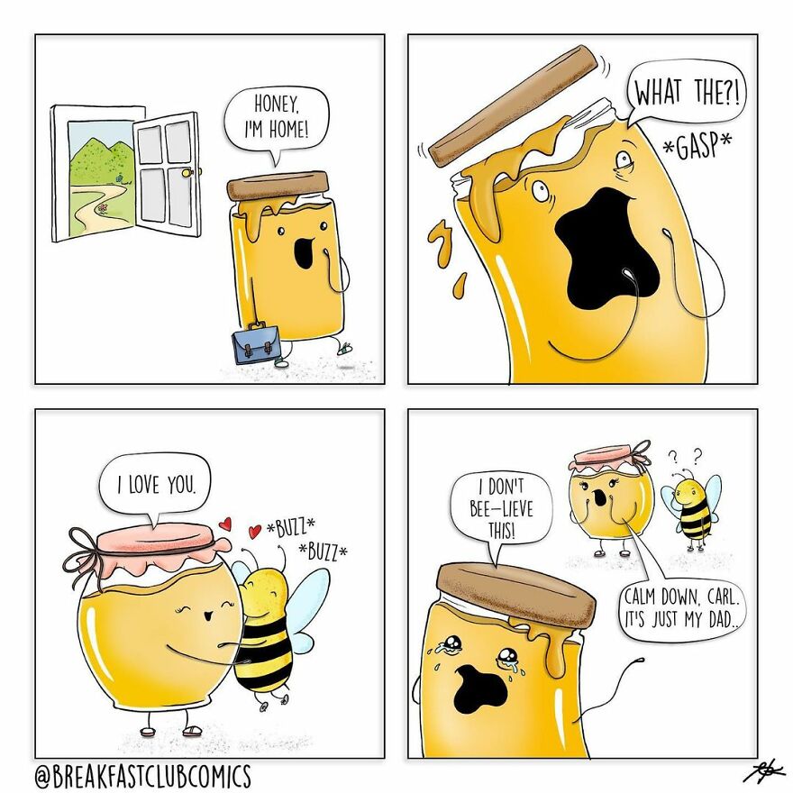 Artist Brings Food To Life By Drawing Fun Comics