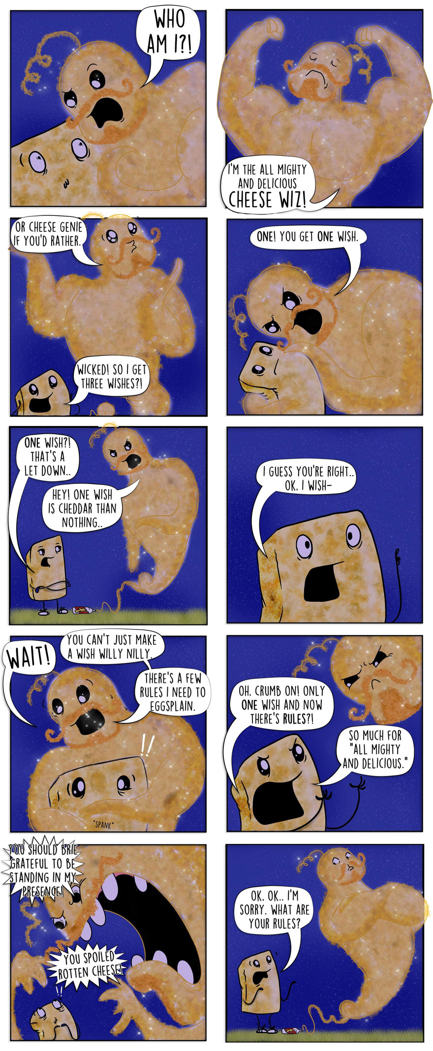 Artist Brings Food To Life By Drawing Fun Comics