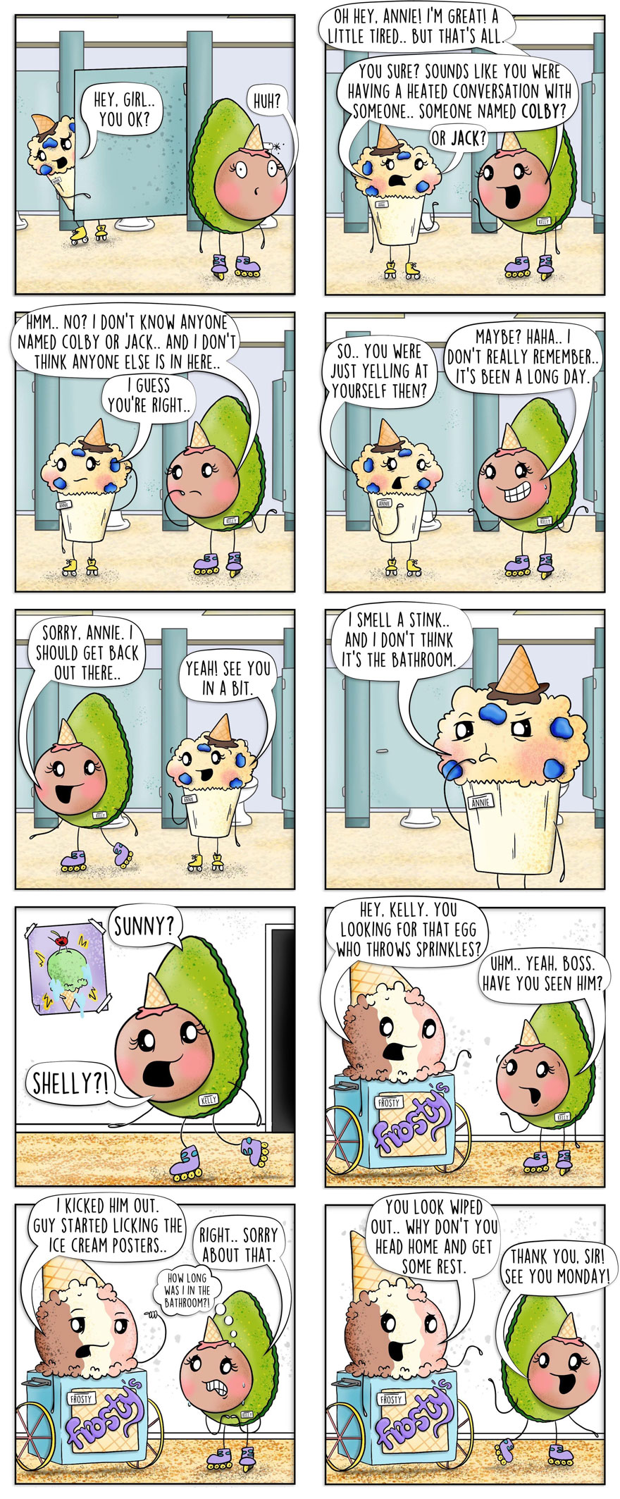 Artist Brings Food To Life By Drawing Fun Comics