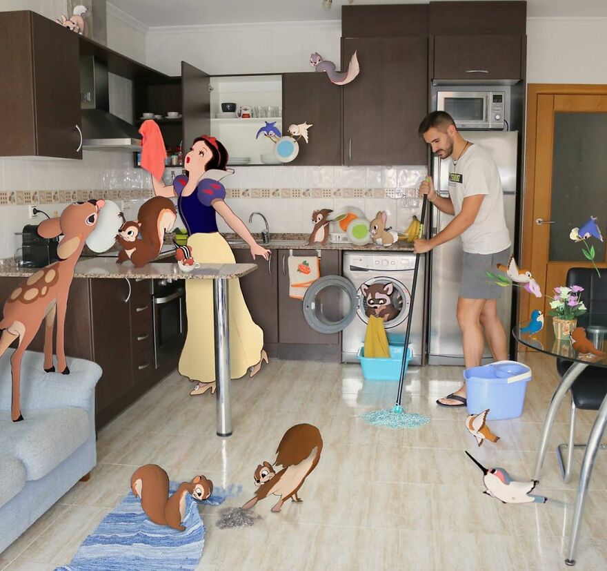 Digital-Art-Disney-Characters-Reality-Combination-Photoshop-Samuelmb1991-Part2