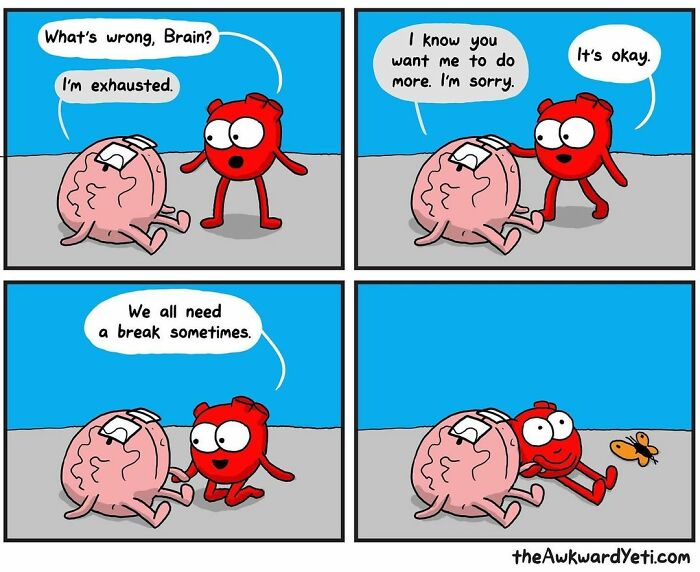 Artist Makes Comics That Portray The Eternal Dilemma Between Reason And Heart And 1 Million And 800 Thousand Followers Approve