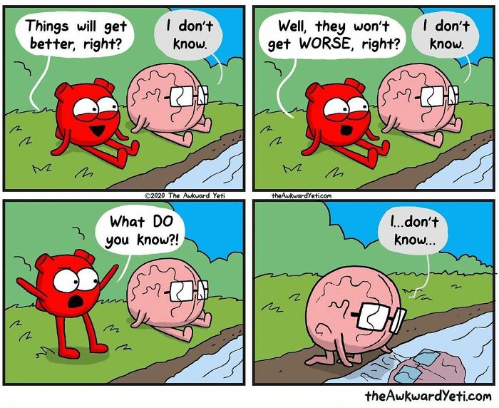 Artist Makes Comics That Portray The Eternal Dilemma Between Reason And Heart And 1 Million And 800 Thousand Followers Approve