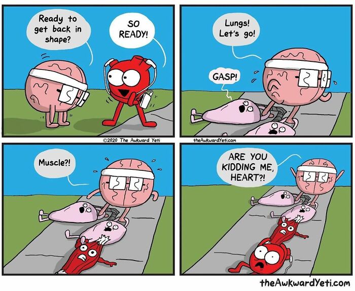 Artist Makes Comics That Portray The Eternal Dilemma Between Reason And Heart And 1 Million And 800 Thousand Followers Approve