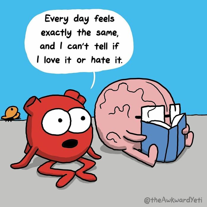 Artist Makes Comics That Portray The Eternal Dilemma Between Reason And Heart And 1 Million And 800 Thousand Followers Approve
