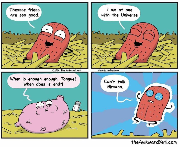 Artist Makes Comics That Portray The Eternal Dilemma Between Reason And Heart And 1 Million And 800 Thousand Followers Approve