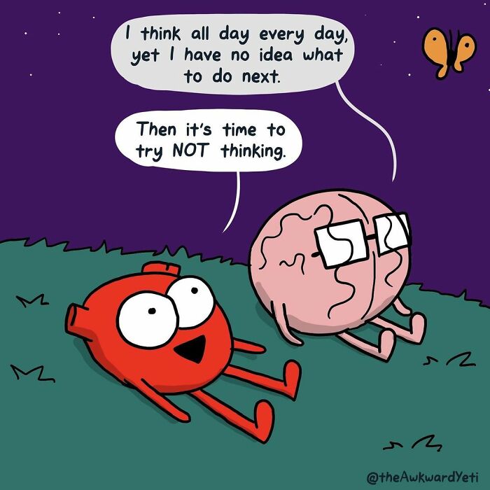 Artist Makes Comics That Portray The Eternal Dilemma Between Reason And Heart And 1 Million And 800 Thousand Followers Approve