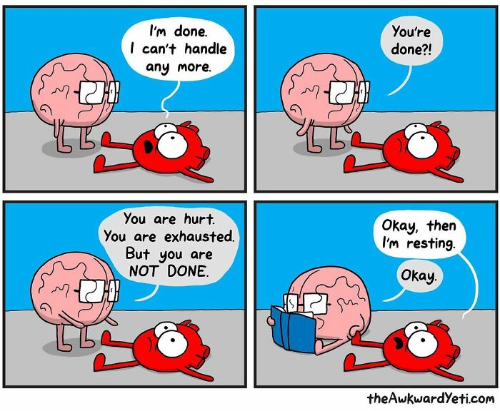 Artist Makes Comics That Portray The Eternal Dilemma Between Reason And Heart And 1 Million And 800 Thousand Followers Approve