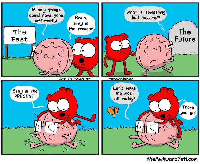 Artist Makes Comics That Portray The Eternal Dilemma Between Reason And Heart And 1 Million And 800 Thousand Followers Approve