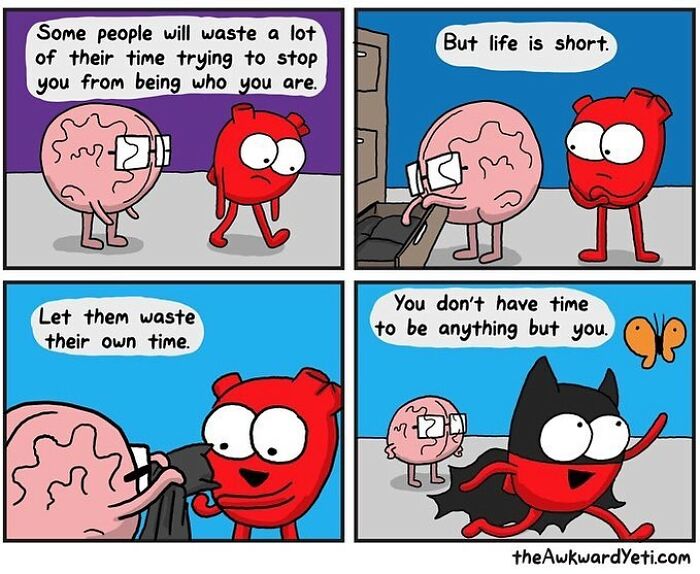 Artist Makes Comics That Portray The Eternal Dilemma Between Reason And Heart And 1 Million And 800 Thousand Followers Approve