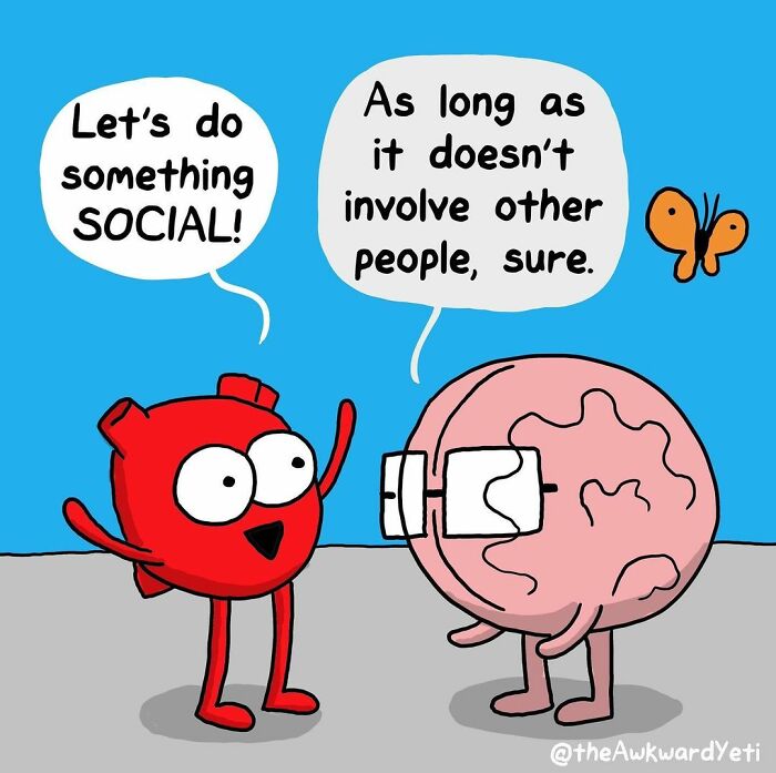 Artist Makes Comics That Portray The Eternal Dilemma Between Reason And Heart And 1 Million And 800 Thousand Followers Approve