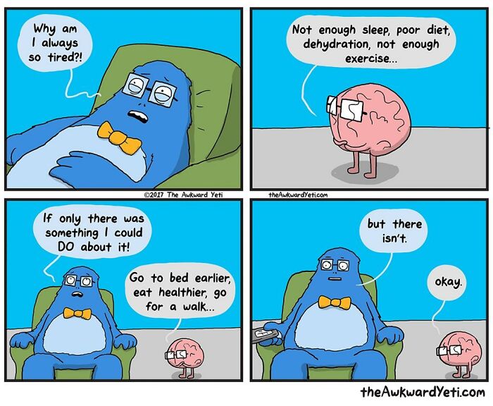 Artist Makes Comics That Portray The Eternal Dilemma Between Reason And Heart And 1 Million And 800 Thousand Followers Approve