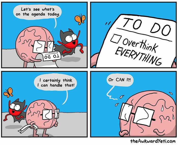 Artist Makes Comics That Portray The Eternal Dilemma Between Reason And Heart And 1 Million And 800 Thousand Followers Approve