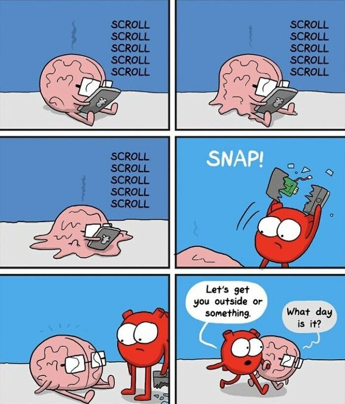 Artist Makes Comics That Portray The Eternal Dilemma Between Reason And Heart And 1 Million And 800 Thousand Followers Approve