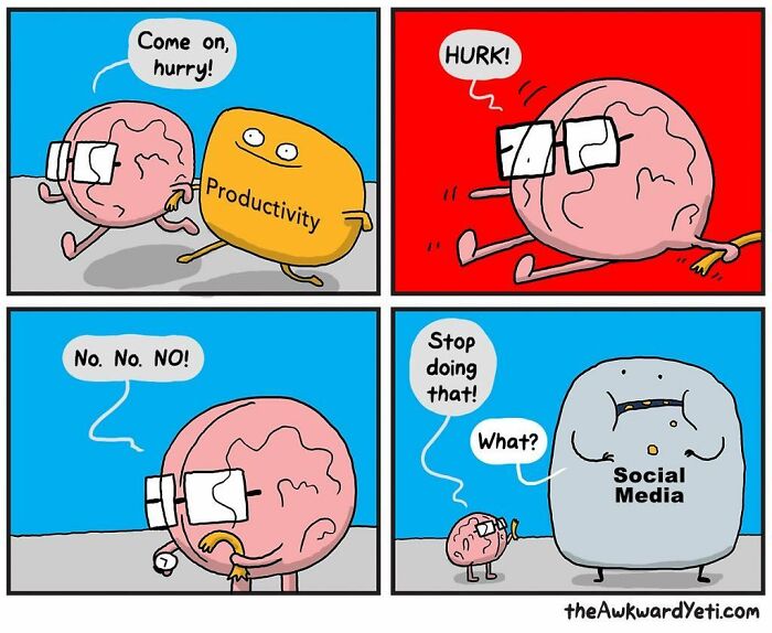 Artist Makes Comics That Portray The Eternal Dilemma Between Reason And Heart And 1 Million And 800 Thousand Followers Approve