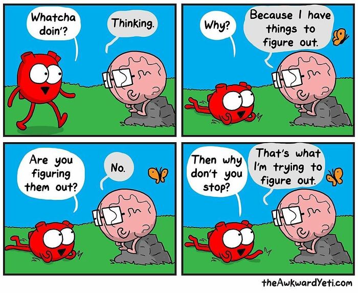 Artist Makes Comics That Portray The Eternal Dilemma Between Reason And Heart And 1 Million And 800 Thousand Followers Approve