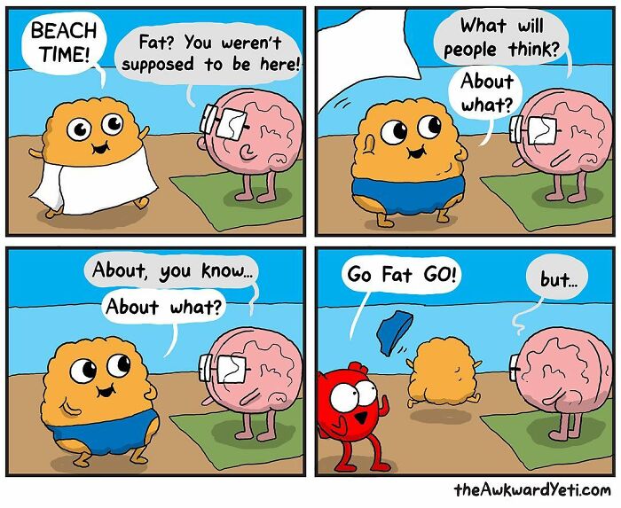 Artist Makes Comics That Portray The Eternal Dilemma Between Reason And Heart And 1 Million And 800 Thousand Followers Approve