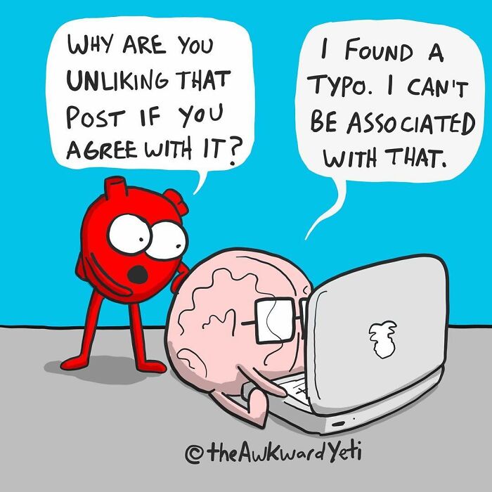 Artist Makes Comics That Portray The Eternal Dilemma Between Reason And Heart And 1 Million And 800 Thousand Followers Approve