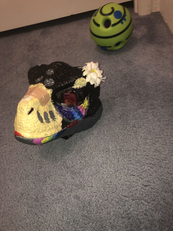 Added The Bow And Weird Eyes Xd