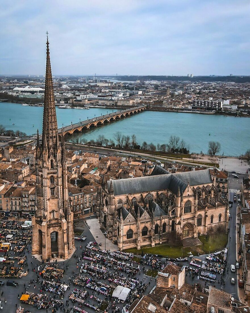 The Basilica Of St Michael In Bordeaux, France