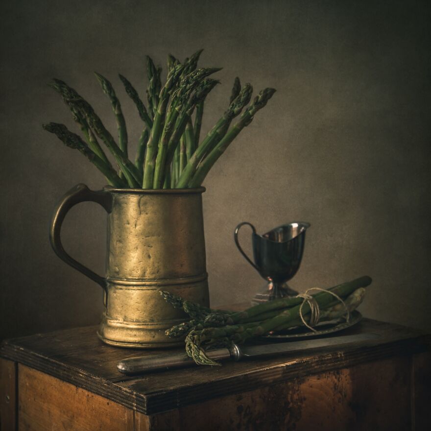 Still Life With Asparagus (Commended In Still Life)