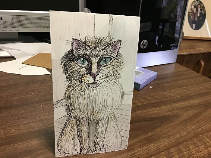 Supposed To Represent A Cat.....