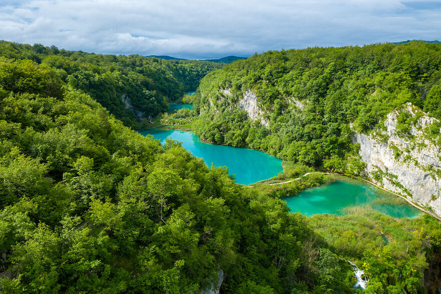I Swam Across, Flew Over, Dived Into, And Hiked Along The Magnificent Plitvice Lakes In Croatia