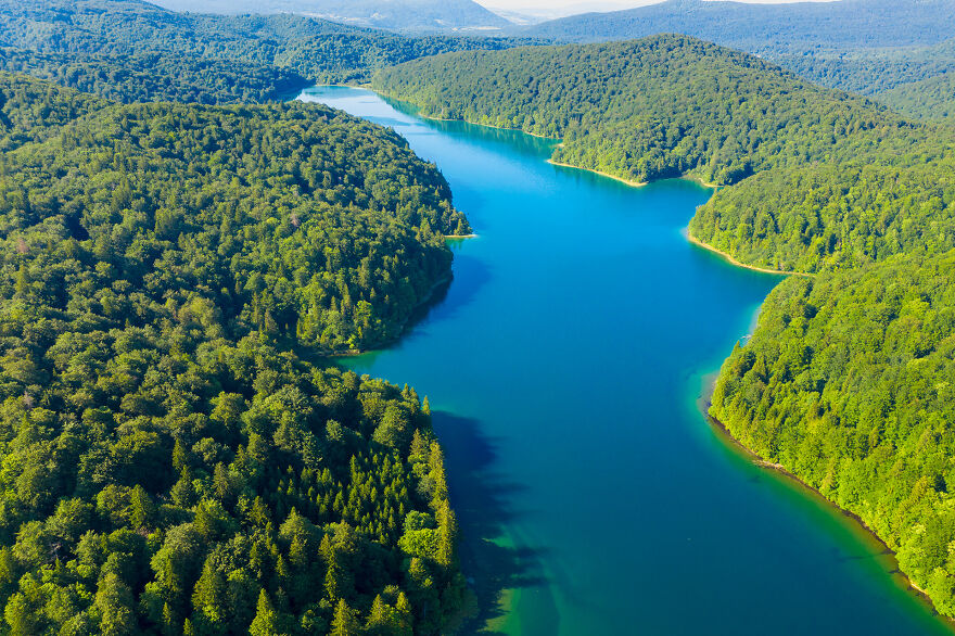 I Swam Across, Flew Over, Dived Into, And Hiked Along The Magnificent Plitvice Lakes In Croatia